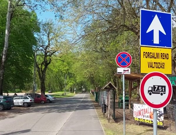 Május elsején Sóstón forgalmirend-változás lép életbe