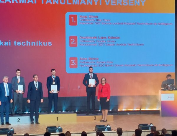 Tőlünk került ki az országban a legjobb Ács, a legjobb Autóelektronikai műszerész 