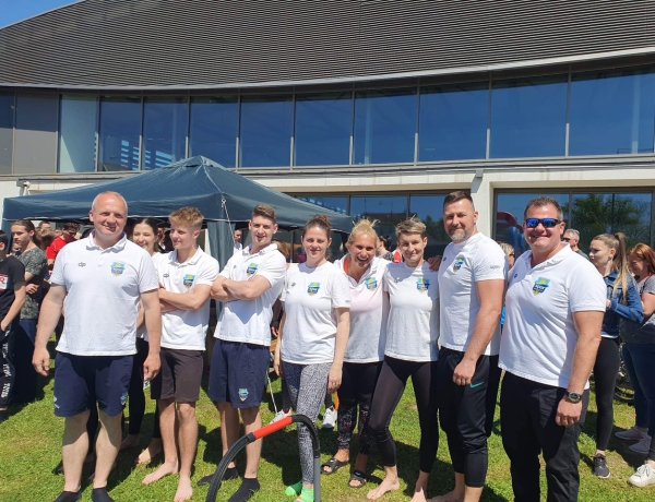 A vízilabdások is ott voltak a Fitt-Városon