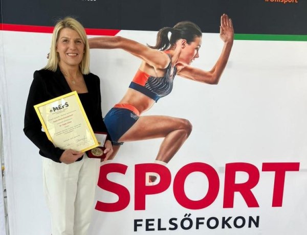 Rangos elismerés – Hajós Alfréd Aranyplakettel tüntették ki dr. Vajda Ildikót