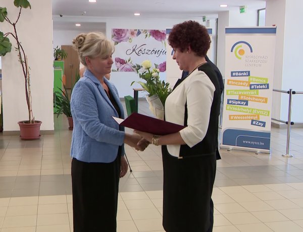 Díjátadó – Honorálták a Szakképzési Centrum munkatársait
