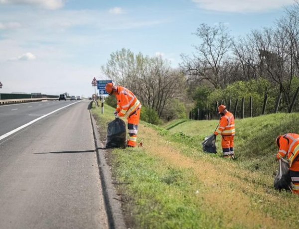 Vasárnapig lehet jelentkezni a Magyar Közút Országos Szemétgyűjtési Akcióhétre