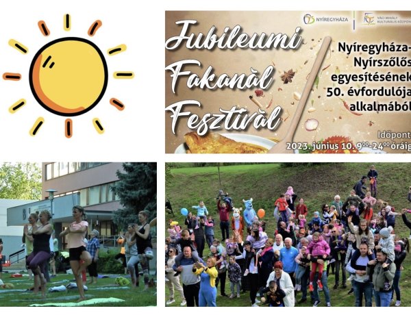 Szombati programkavalkád: Fakanál Fesztivál, Gyereket a magasba! és a Jóga Nemzetközi Napja