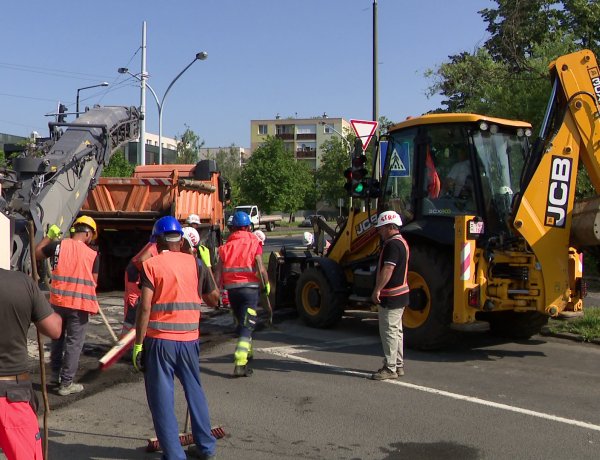 Útfelújítás – 12 ezer négyzetméteren zajlottak a munkálatok