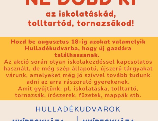 Ami nekünk felesleges, az másnak még kincset ér!