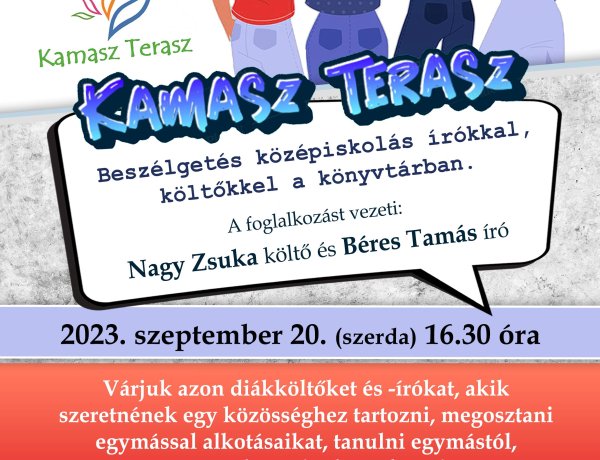 Kamasz Terasz szeptemberben is!