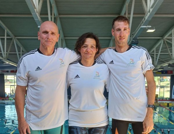 Érmes szenior úszók 