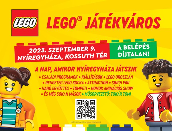 LEGO® JÁTÉKVÁROS; a nap, amikor Nyíregyháza játszik