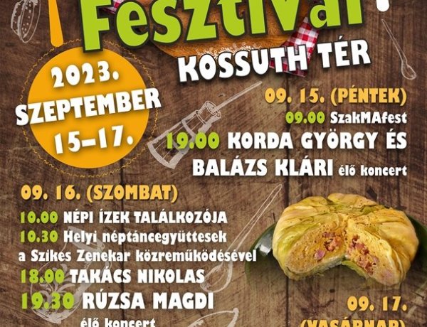 Tirpák Fesztivál 2023 - ízek, koncertek, újdonságok