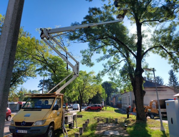 Ismét jól jött az emelőkosár