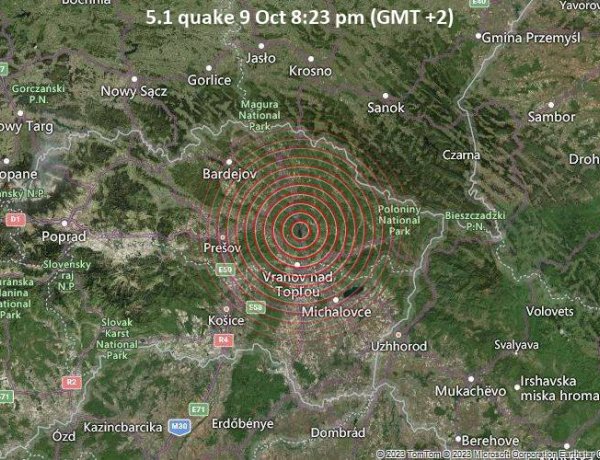 Erős földrengés volt Szlovákiában, volt aki Nyíregyházán is érezte