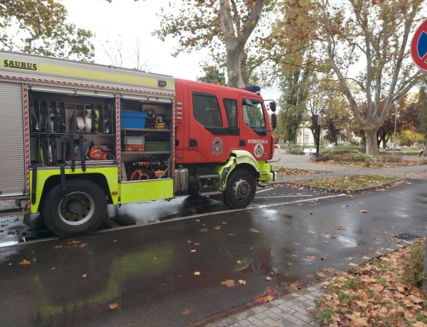 Tűzoltóverseny volt a múzeum udvarán