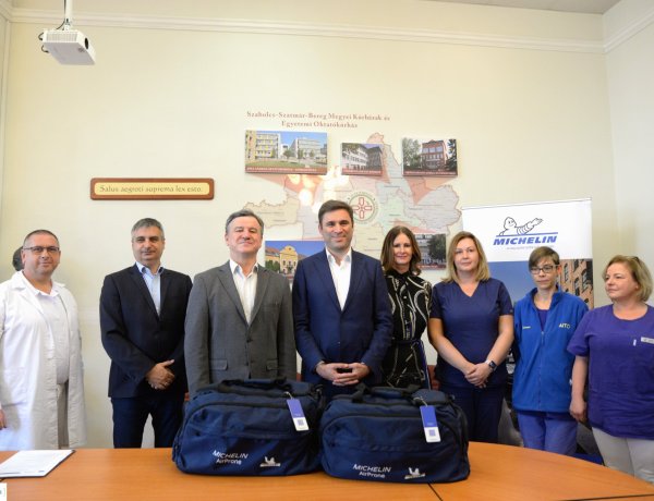 Adomány – Támogatás a kórháznak a Michelin Magyarországtól