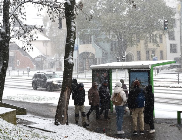 Megérkezett az idei első hó!