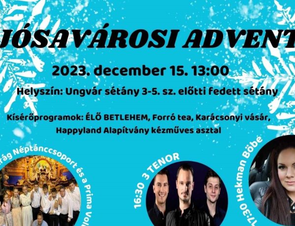 El sem fogja hinni milyen színes lesz a Jósavárosi Advent!