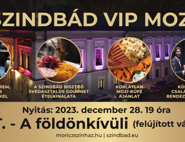 Nyíregyháza első VIP mozija nyit december 28-án a Szindbádban!