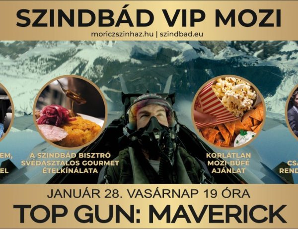 VIP mozi a Szindbádban: az E.T.-vel indult a vetítés és a Top Gunnal folytatódik