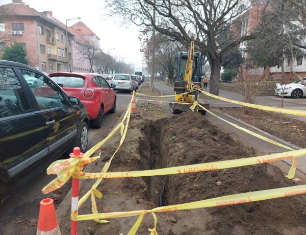 Korszerűsítenek a Széchenyi utcában