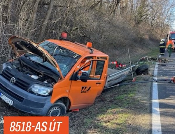 Három balesetben négy közutas sérült meg az elmúlt hetekben, a Magyar Közút fokozott figyelmet kér a közlekedőktől