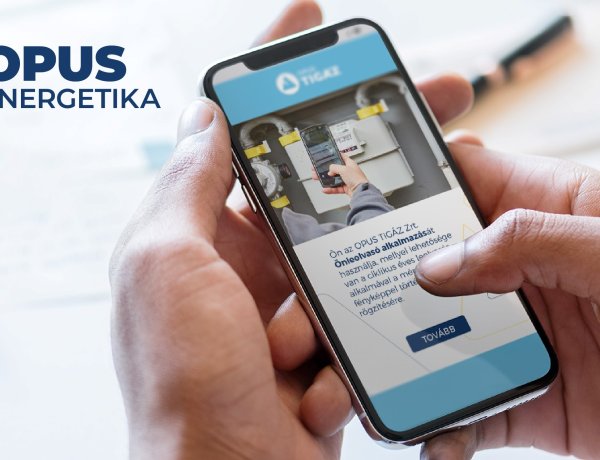 Önleolvasó mobilapplikáció az OPUS TIGÁZ-nál