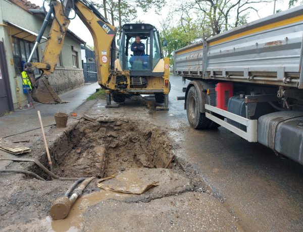 Felbontották a Bocskait, egy csőtörés miatt