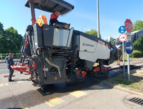 Korszerűsödik a kerékpárút a 41-es mentén