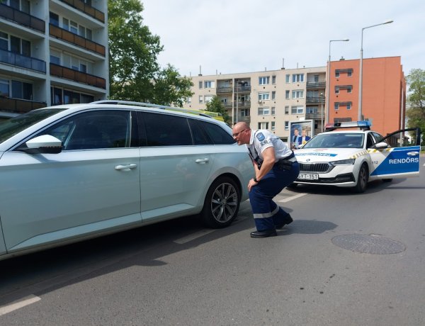 A rendőrök is vizsgálták, hogyan is történt a kerékpáros baleset