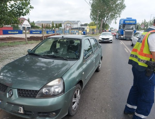 Megijedjetek,  de karcolás nélkül megúszta