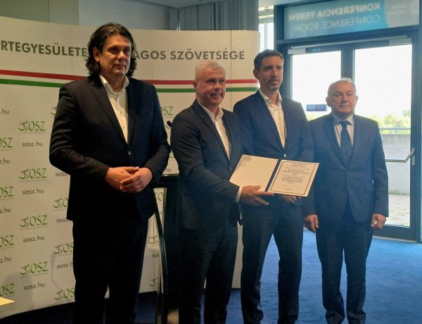 Rangos elismerés a Sportcentrumnak! 