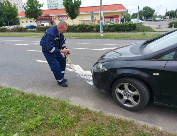 Karcolásokkal megúszta a biciklis