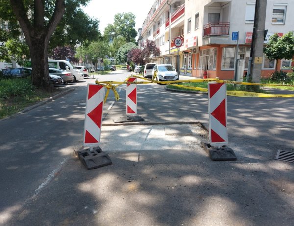 A Selyem utcán is megújul a burkolat