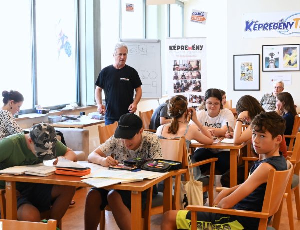 Képregényrajzoló tábor – Idén újdonságokkal is készültek a fiataloknak