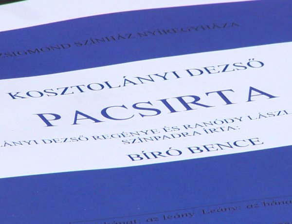 Pacsirta olvasópróbán  – Így készül a Kosztolányi regény színpadi változata