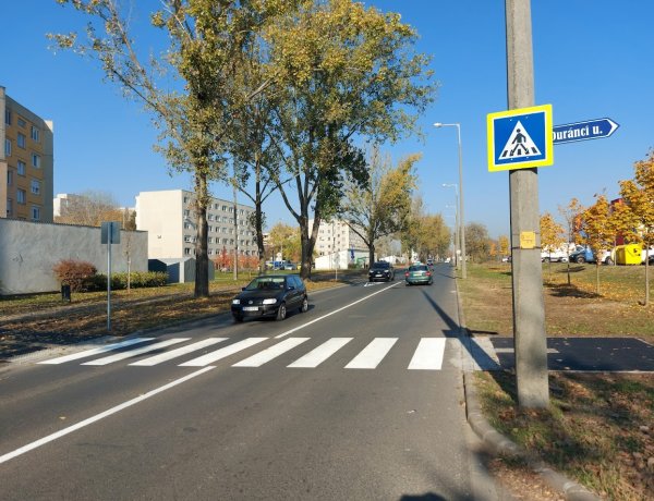 Vadonatúj gyalogátkelőhellyel gazdagodott Nyíregyháza