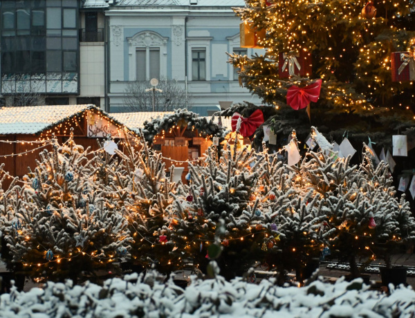 Téli csodavilág - Fehér leplet kapott egy nappal szenteste előtt Nyíregyháza! 