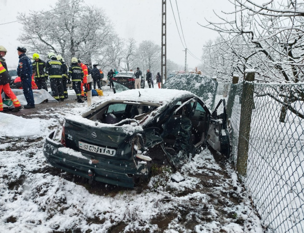 Tragédia! - Szörnyű baleset történt, a havas, csúszós úton