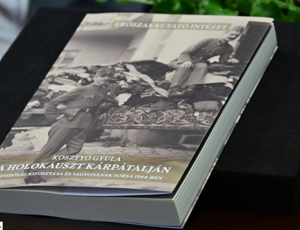 Könyvbemutató – A kárpátaljai zsidóság sorsát mutatja be Kosztyó Gyula írása