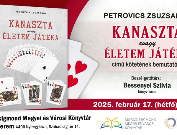 A kanasztához hasonlítja az életet - Petrovics Zsuzsanna könyvbemutatóra készül 