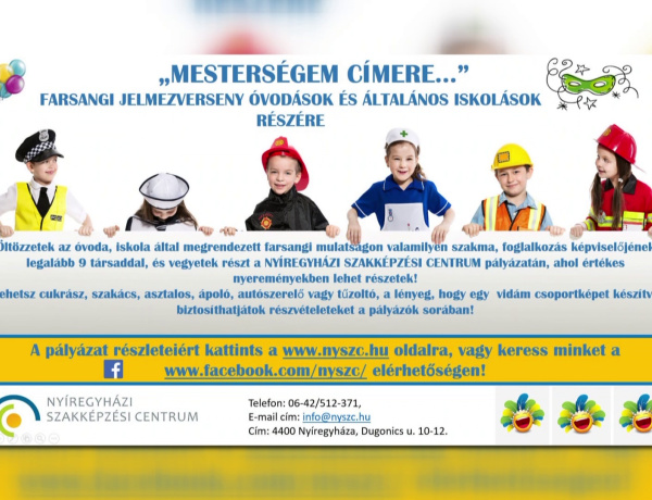 Március 7-ig lehet jelentkezni a „Mesterségem címere…” jelmezversenyre