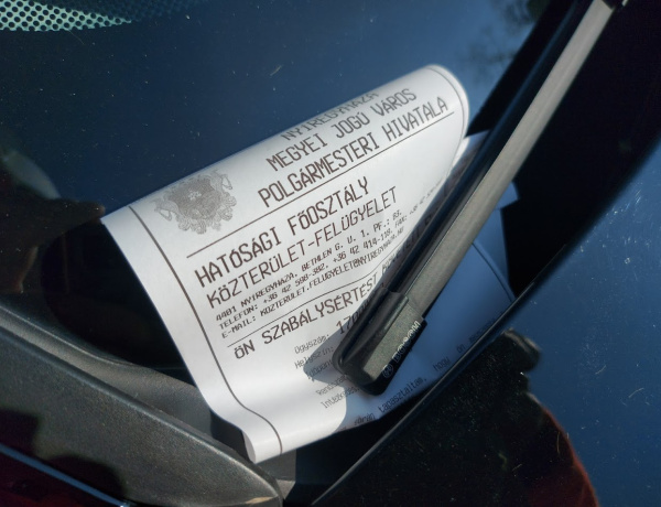 Nem érdemes tilosban parkolni...                                  