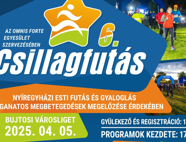 6. Csillagfutás - A daganatos megbetegedések megelőzése a cél