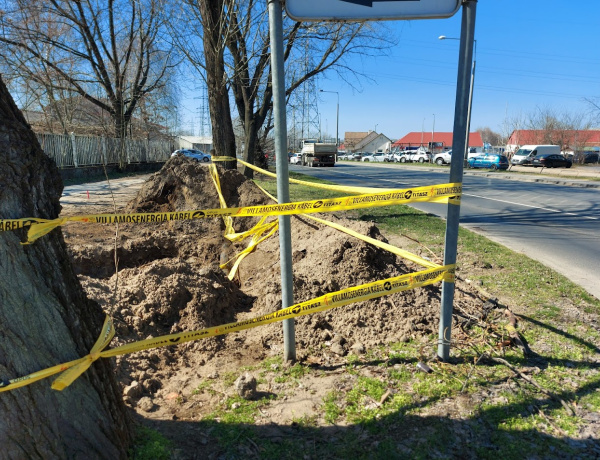Itt fektetnek kábelt! - Erre tessenek figyelni!