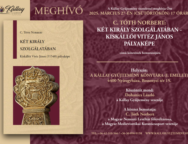 Kötetbemutatóra készülnek a Kállayban                                   