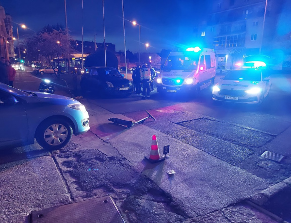 Kórház lett a közös rollerezésből                            