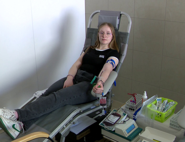 Véradás – Idén is sok önkéntes érkezett a Nyíregyházi Egyetemre