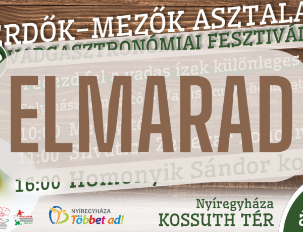 Nemzeti gyásznap – Elmarad a Vadgasztronómiai Fesztivál