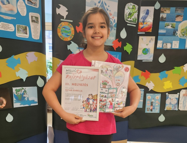 Országos rajzversenyen lett harmadik helyezett a nyíregyházi Sutár Izabella