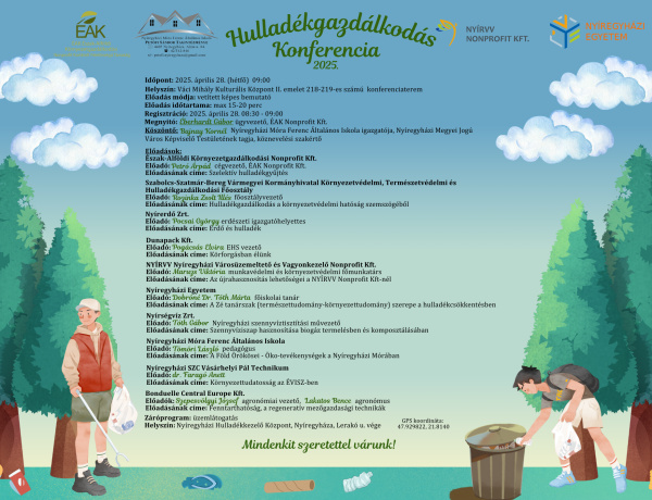 Hulladékgazdálkodási Konferencia - Mi vagyunk a Föld örökösei