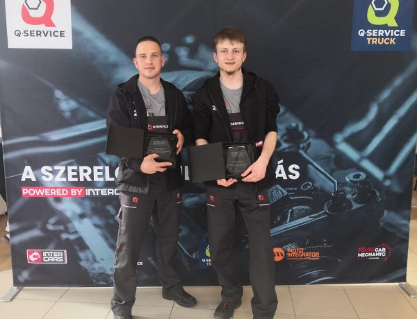 Egy első és egy negyedik helyezés - Kiváló eredmények születtek a Young Car Mechanic országos versenyen!
