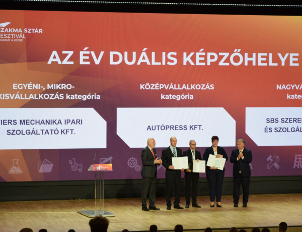 A nyíregyházi Autopress Kft. lett az év duális képzőhelye 2025-ben!
